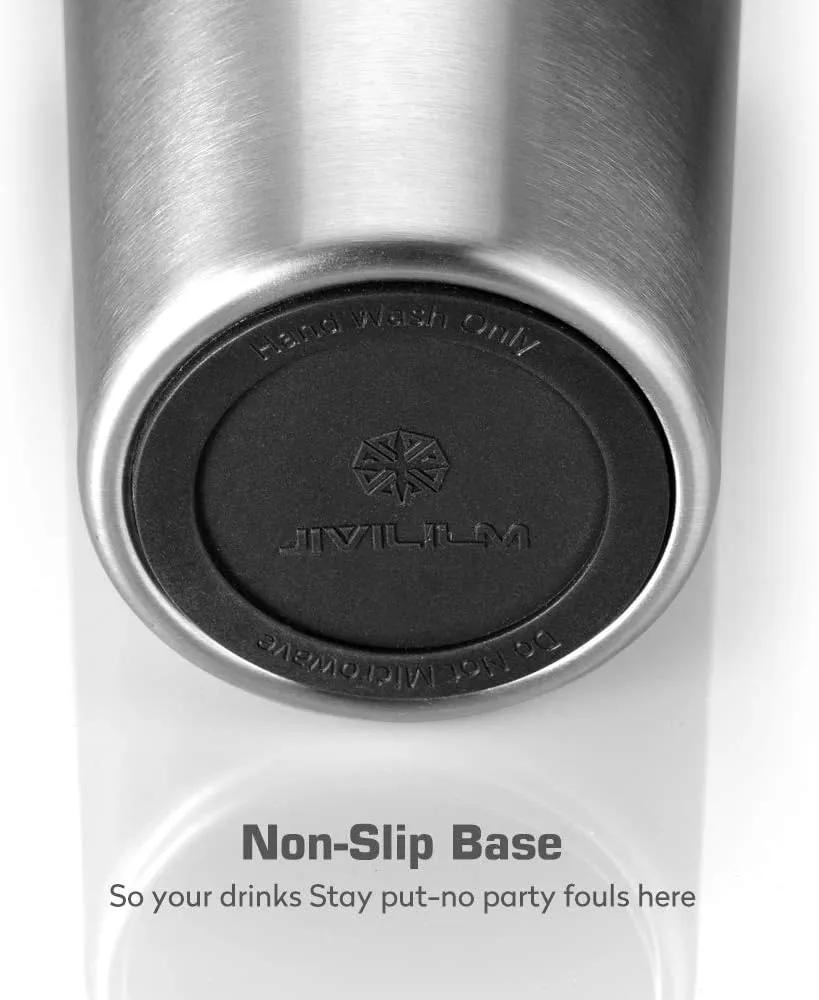 Snack tumbler with lid and straw, stainless steel insulated 2-in-1 travel coffee mug, water bottle with snack cup (Modena, 22, ounces)
