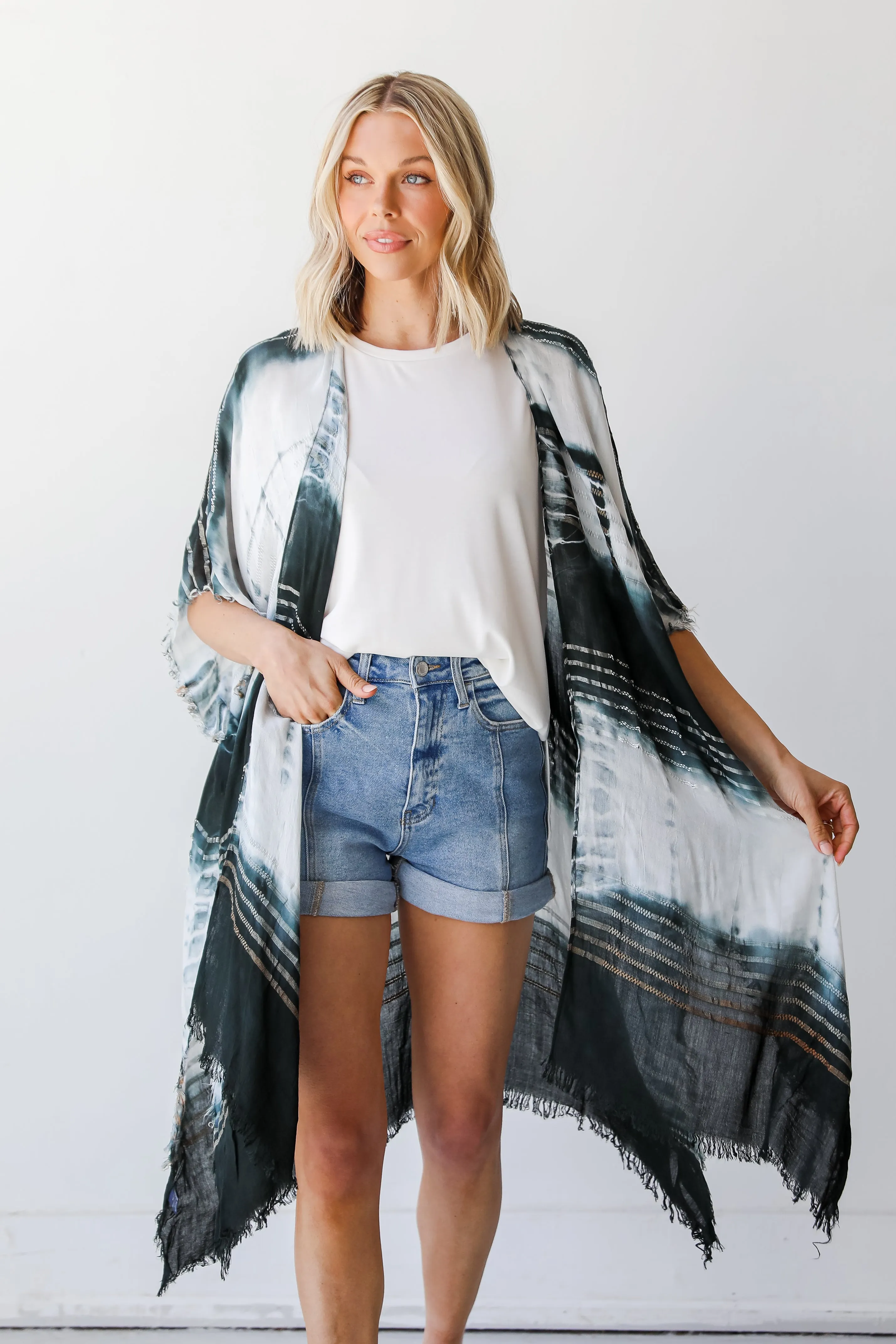 Soak Up The Sun Tie-Dye Kimono