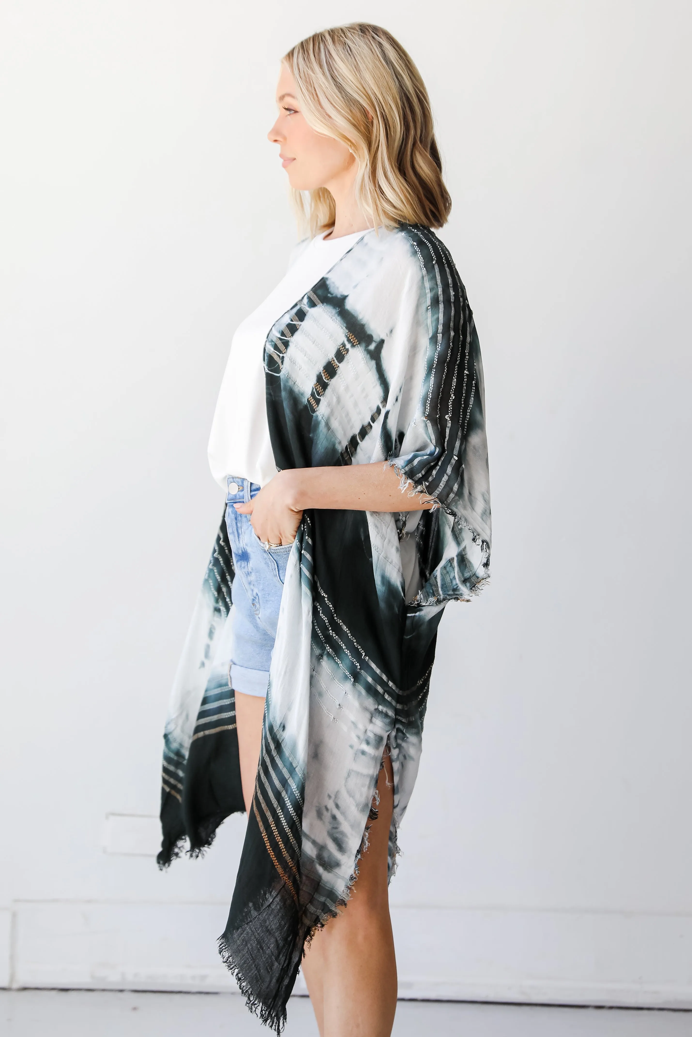 Soak Up The Sun Tie-Dye Kimono