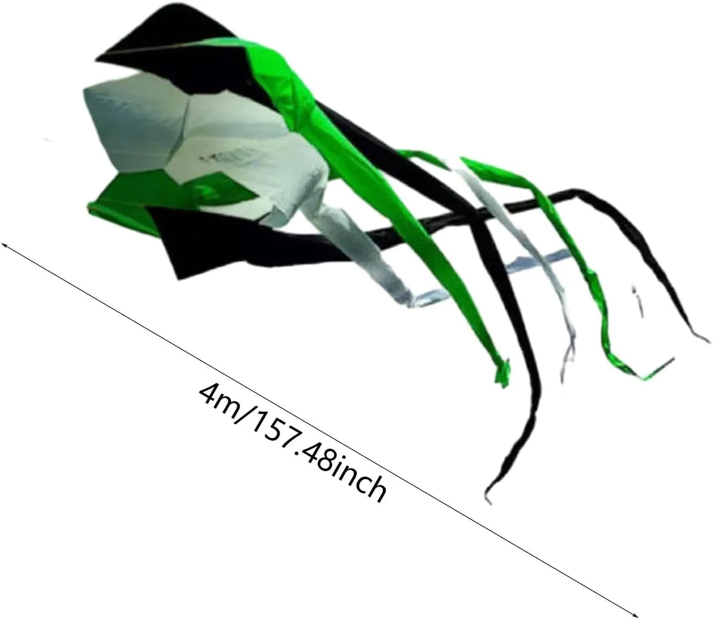Soft Kite Flyer Kite Easy to Use Versatile Decor Classic Rotable Tail Kite Spinner Kite for Park Beach Grasslands Activities