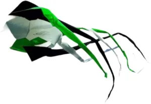 Soft Kite Flyer Kite Easy to Use Versatile Decor Classic Rotable Tail Kite Spinner Kite for Park Beach Grasslands Activities