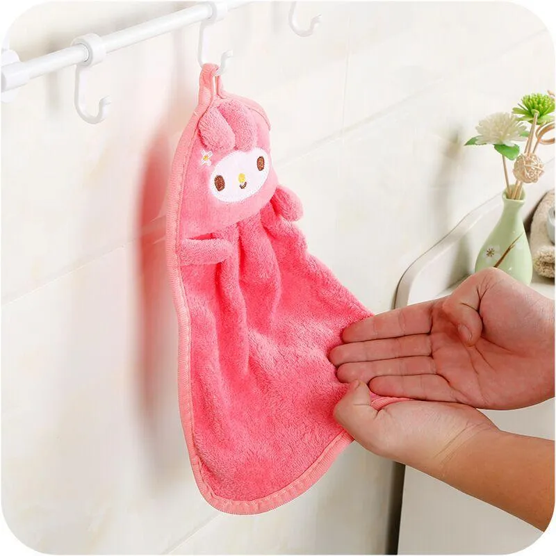 Soft Plush Cartoon Animal Baby Hand Towel On Sale