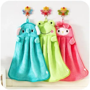 Soft Plush Cartoon Animal Baby Hand Towel On Sale