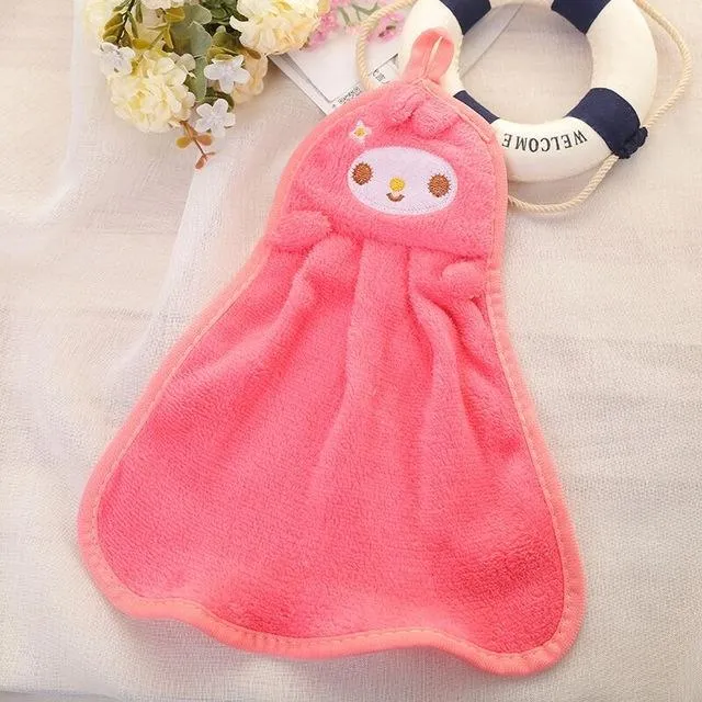 Soft Plush Cartoon Animal Baby Hand Towel On Sale