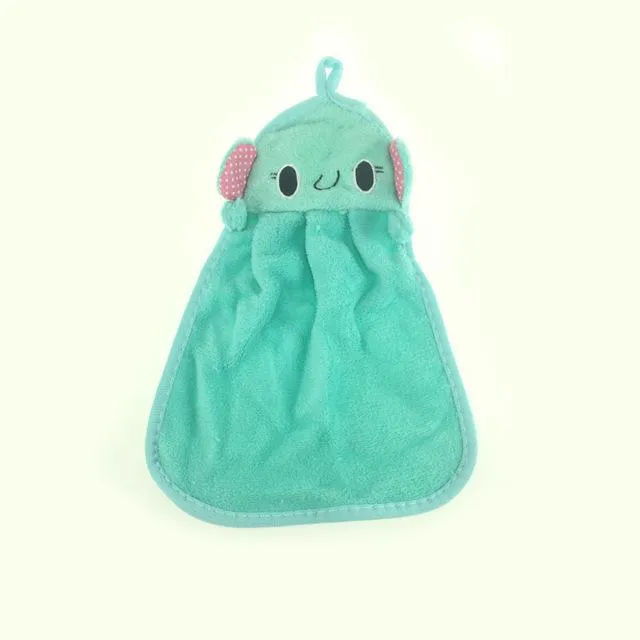Soft Plush Cartoon Animal Baby Hand Towel On Sale