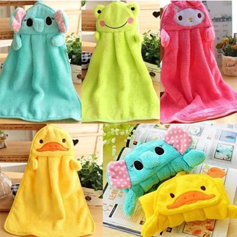 Soft Plush Cartoon Animal Baby Hand Towel On Sale