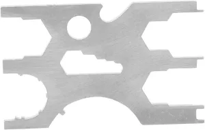 Stainless Steel Scuba Diving Multi Tool Regulator Credit Card Kits Repairing Equipment