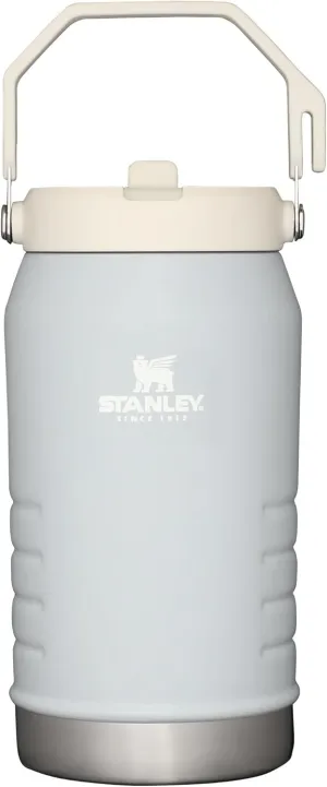 Stanley IceFlow Flip Straw Jug with Handle 64 oz| Twist On Lid and Flip Up Straw | Leak Resistant for Travel and Sports | Insulated Stainless Steel | BPA-Free |Cloud