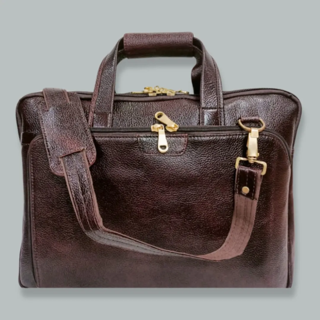 Starco 1 Genuine Leather laptop/messenger bags for men