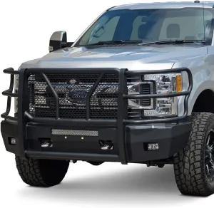 Steelcraft 60-11380CC Front Elevation HD Bumper Black Accommodates Front Emblem Camera and Adaptive Cruise Control