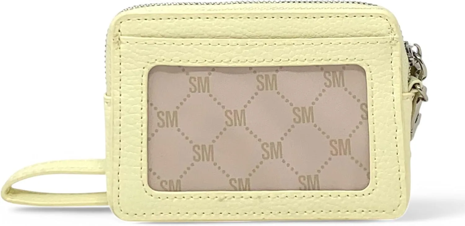 Steve Madden Bpipper Zip Around Card Case Wristlet