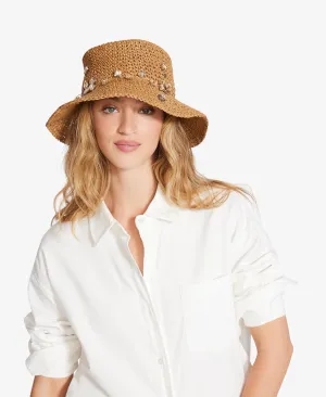 Steve Madden Women's Emmey Bucket Hat, Tan