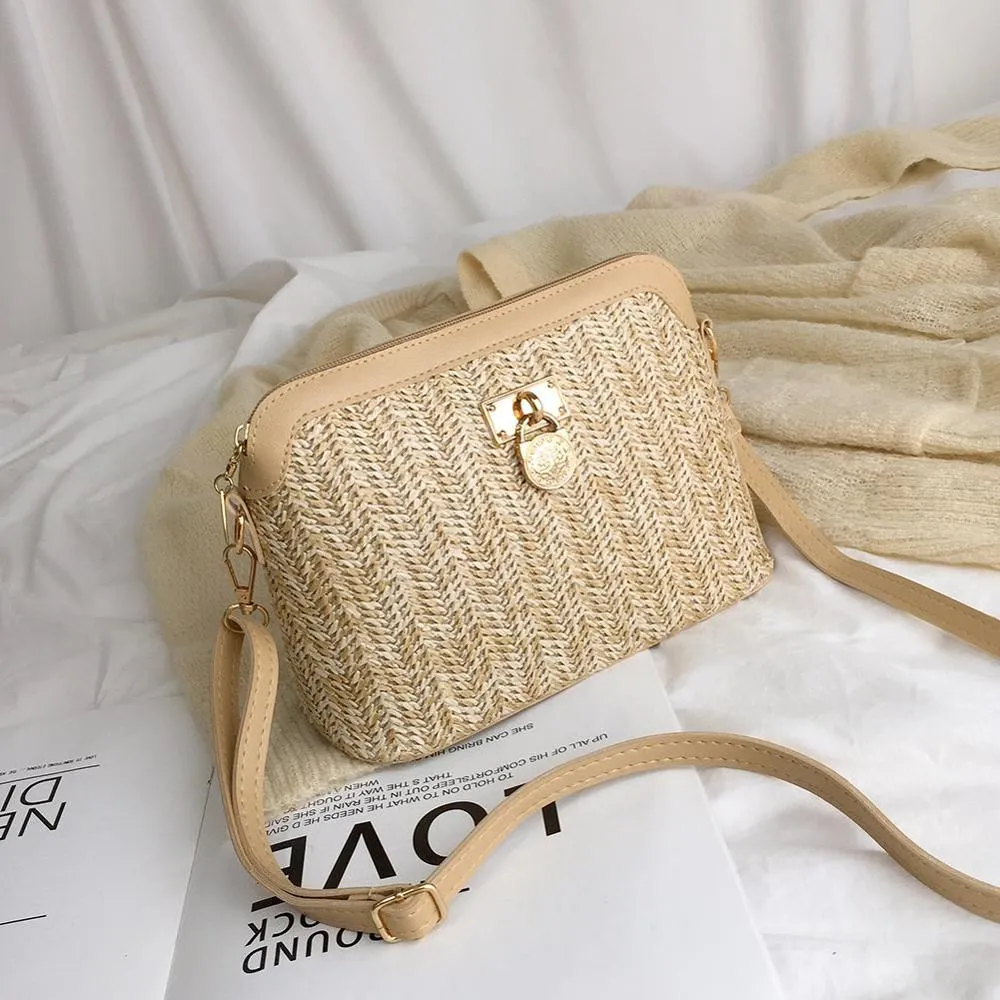 Straw Bags For Women Handmade Tassel Beach Bags Raffia Rattan Woven Handbags Female Vacation Crossbody Bags Clutch