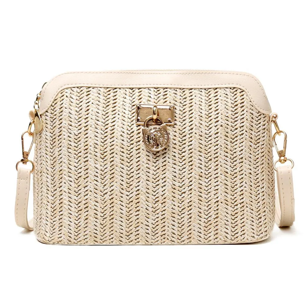 Straw Bags For Women Handmade Tassel Beach Bags Raffia Rattan Woven Handbags Female Vacation Crossbody Bags Clutch
