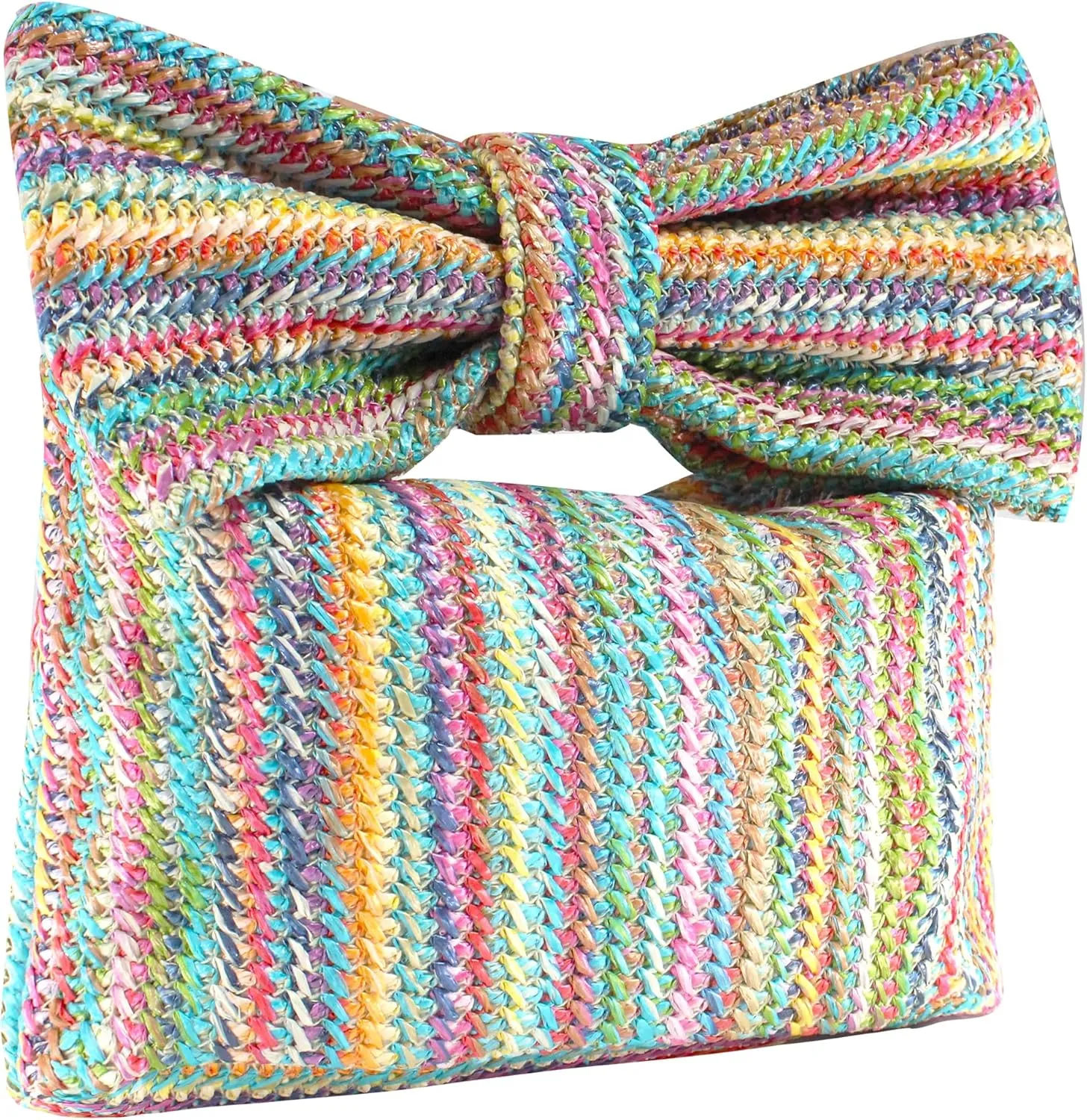 Straw Clutch Purse for Women Wedding Hand-Woved Evening Straw Handbag Party Wedding Summer Beach Bag