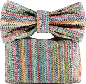 Straw Clutch Purse for Women Wedding Hand-Woved Evening Straw Handbag Party Wedding Summer Beach Bag