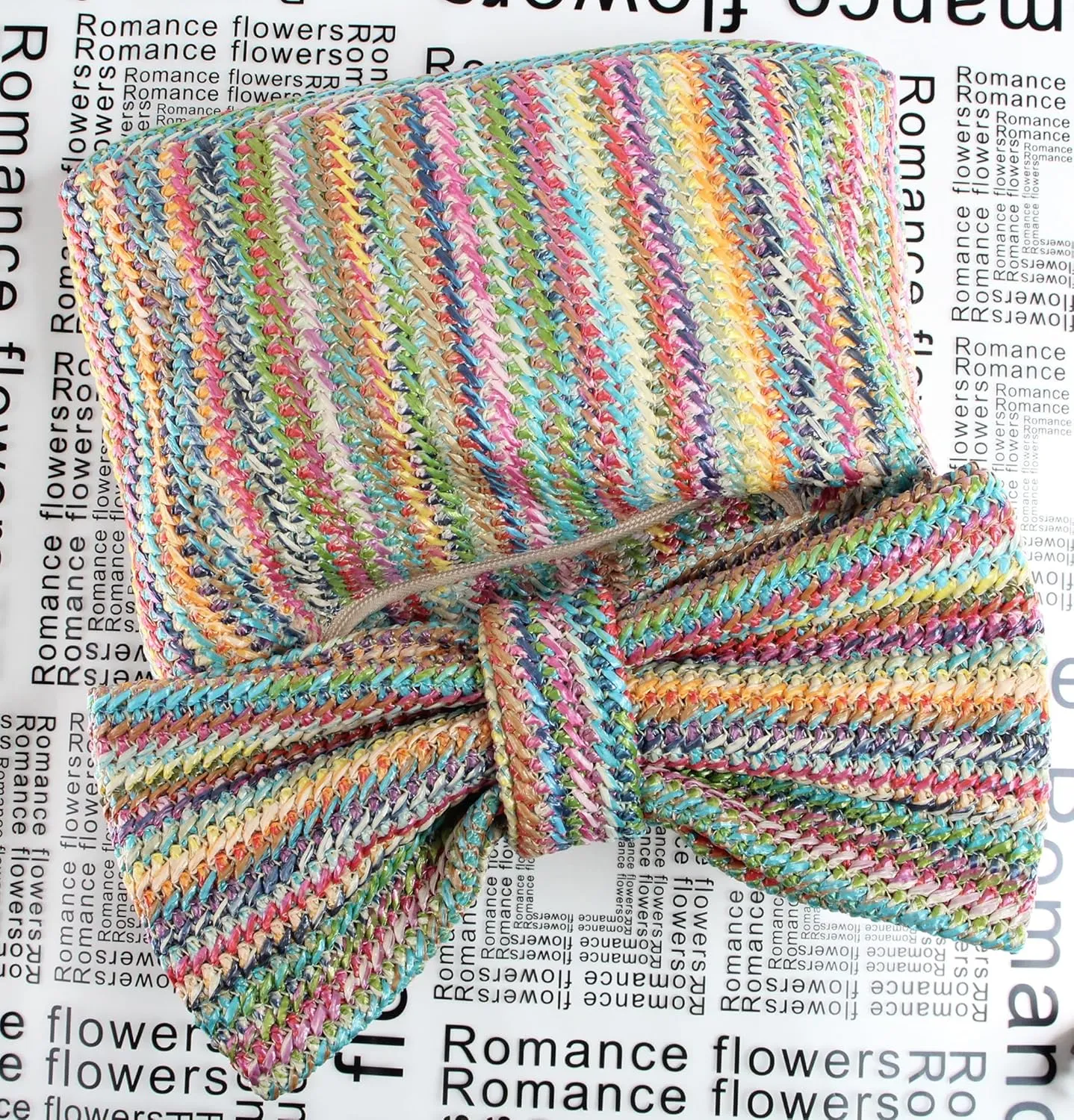 Straw Clutch Purse for Women Wedding Hand-Woved Evening Straw Handbag Party Wedding Summer Beach Bag