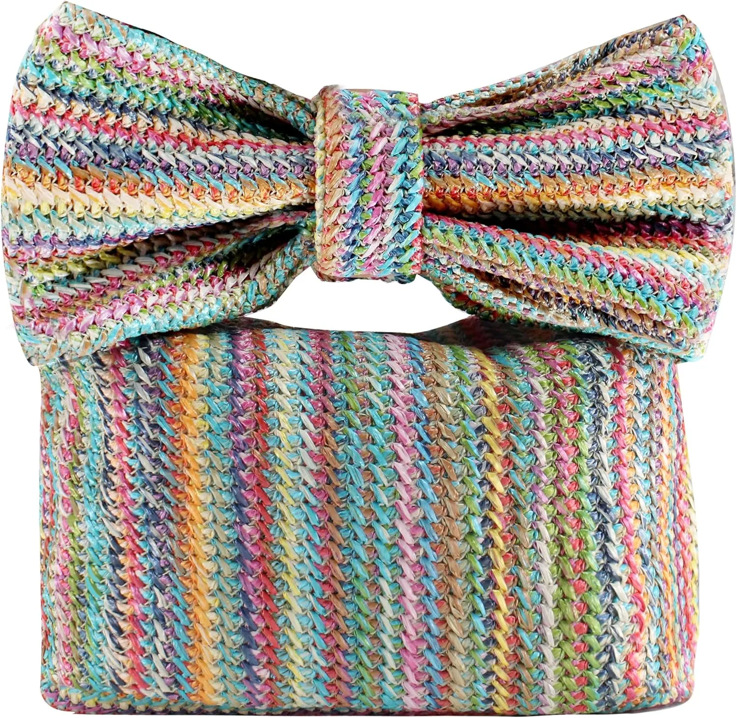 Straw Clutch Purse for Women Wedding Hand-Woved Evening Straw Handbag Party Wedding Summer Beach Bag