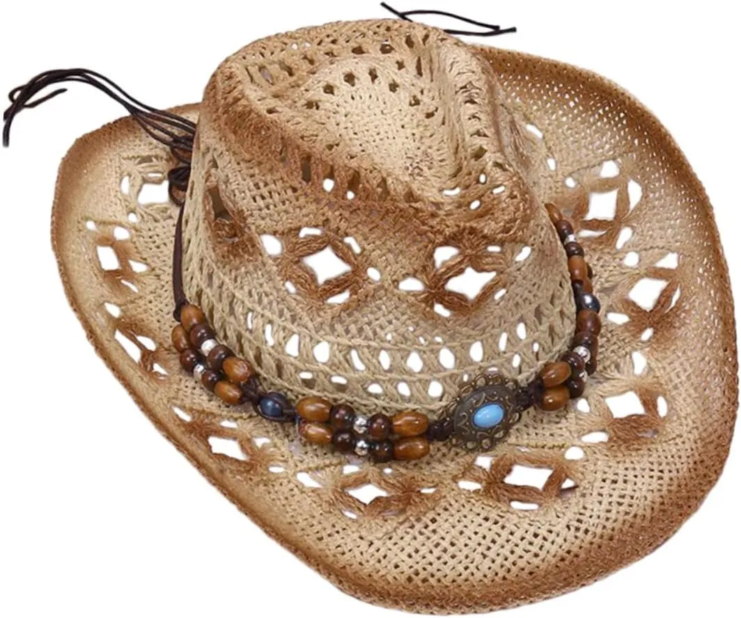 Straw Hat Cowgirl Straw Hat Men Costume Youth Hat Men's Hats Men's Straw Hats Straw Hats for