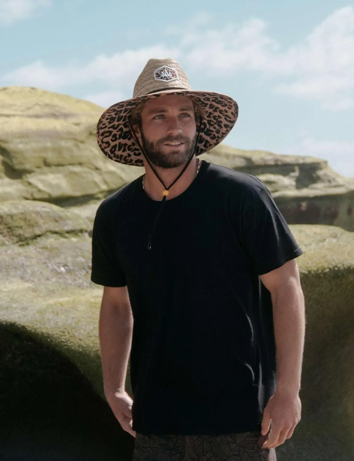 Straw Hat for Men & Women | Lifeguard Hat, Beach Hat & Sun Hat | UPF 50  Wide Brim for Sun Protection | One Size | Hemlock