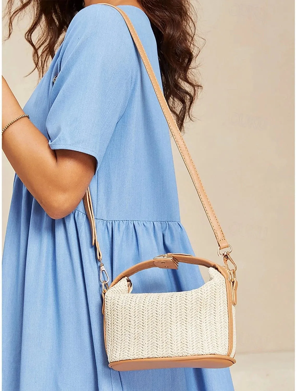 Straw Woven Beach Bag | Alya