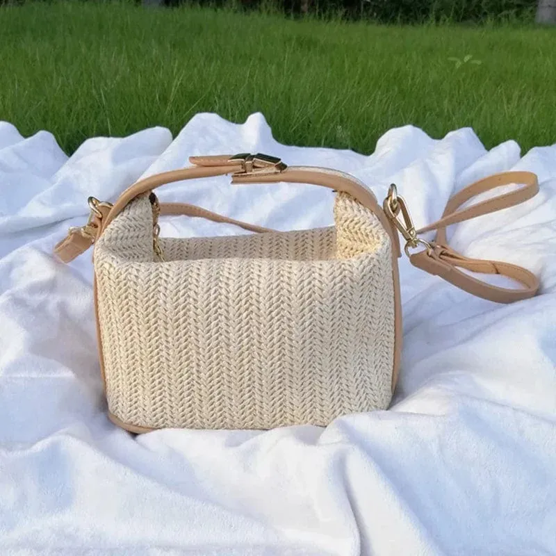 Straw Woven Beach Bag | Alya
