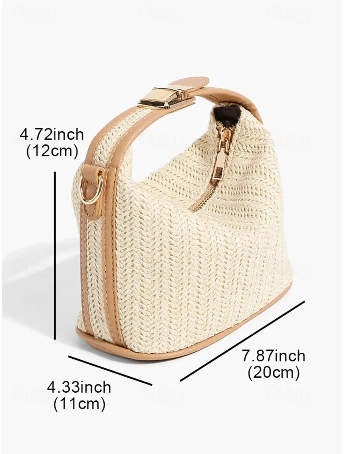 Straw Woven Beach Bag | Alya