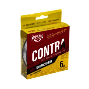 Strike King Contra Fluorocarbon Fishing Line (8, 10, LB. clear)