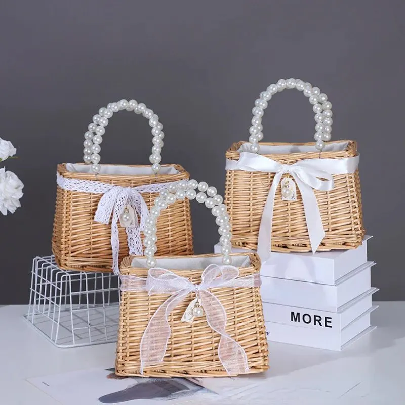 Stylish Rattan Straw Tote Handbags for Women