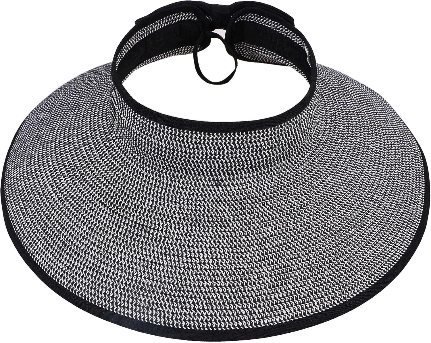 Sun Hats for Women Fashionable Womens Wide Brim Hat Roll-up Straw Sun Visor Hat