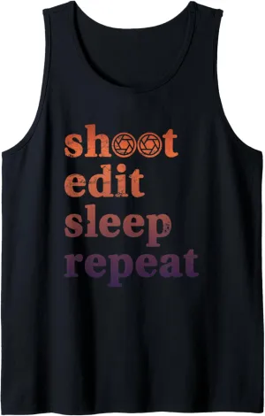 Sunrise Landscape Golden Hour Street Photographer Tank Top