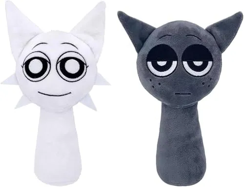 Super JAKES Sprunki Plush, Sprunki Game Plush Toys,Soft Stuffed Animal Pillow Figure Doll Christmas Birthday Gifts for Adult Kids (2PCS)