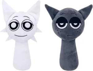 Super JAKES Sprunki Plush, Sprunki Game Plush Toys,Soft Stuffed Animal Pillow Figure Doll Christmas Birthday Gifts for Adult Kids (2PCS)