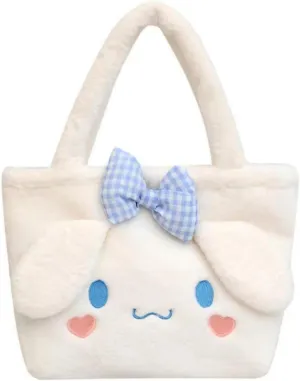 Super Kawaii Plush Cute Plush Shoulder Bag, Cinnamon Roll Anime Girl Purse