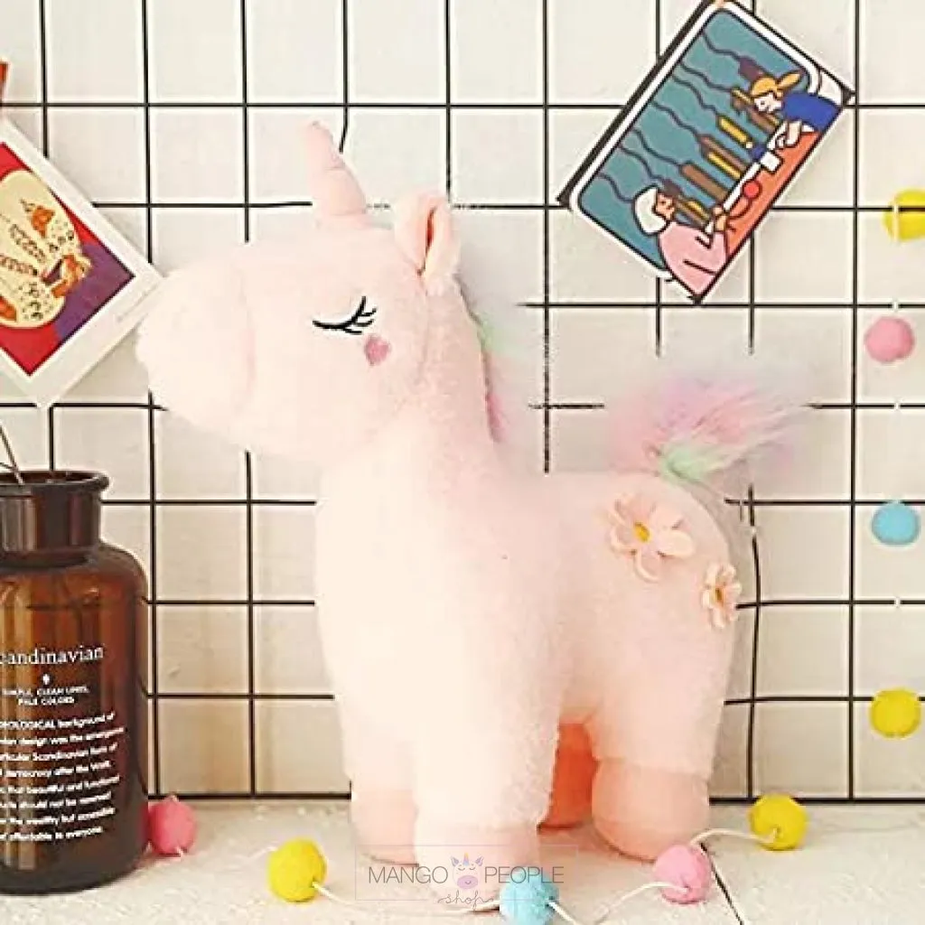 Super Soft  Floral Unicorn Soft  Stuffed Toy for Kids