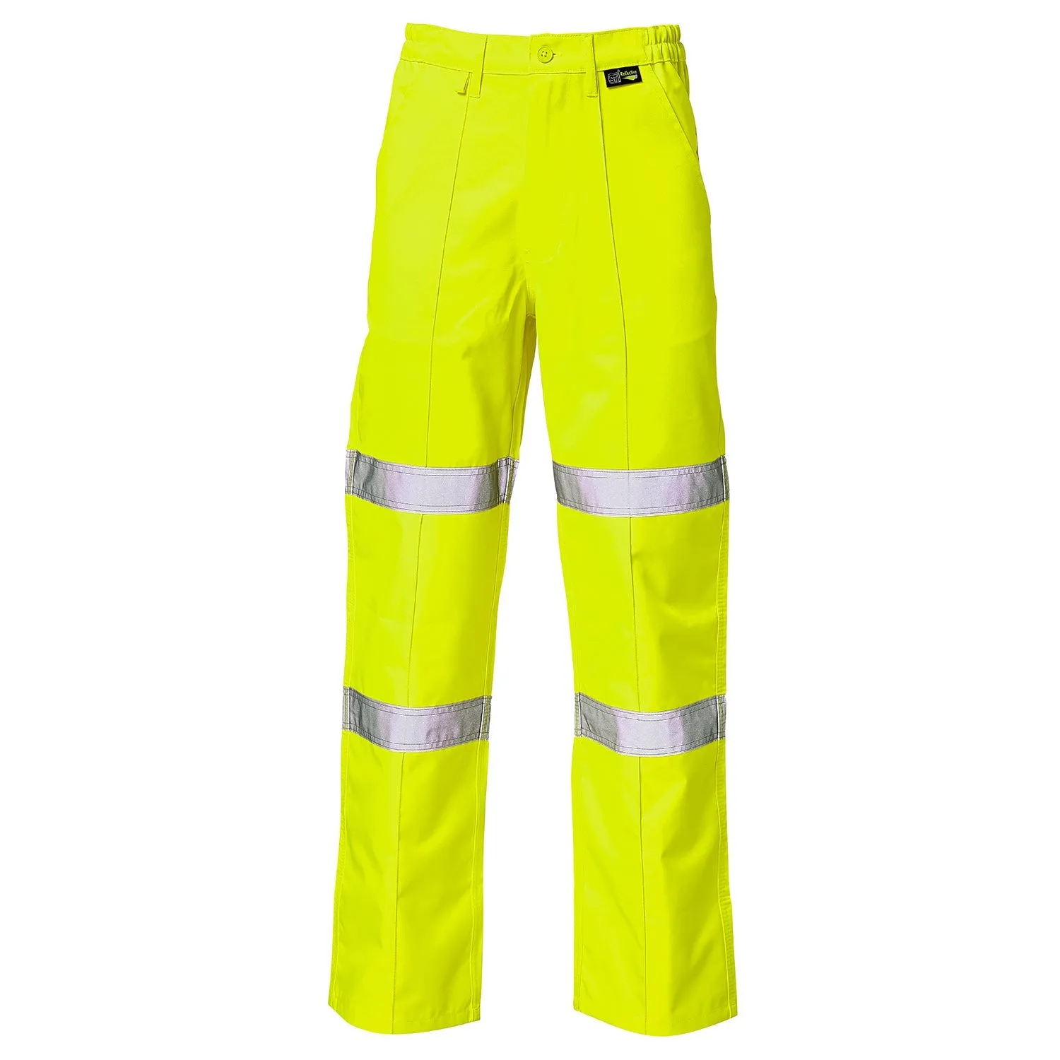 Supertouch Hi Vis Yellow 2 Band Ballistic Trousers - Regular