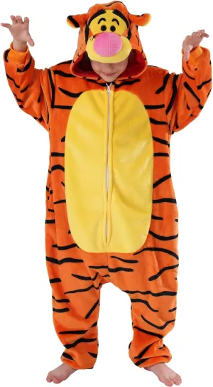SWEETXIN Kids Unisex Onesie Pajamas Plush One Piece Halloween Costume Cosplay Sleepwear for Girls Boys