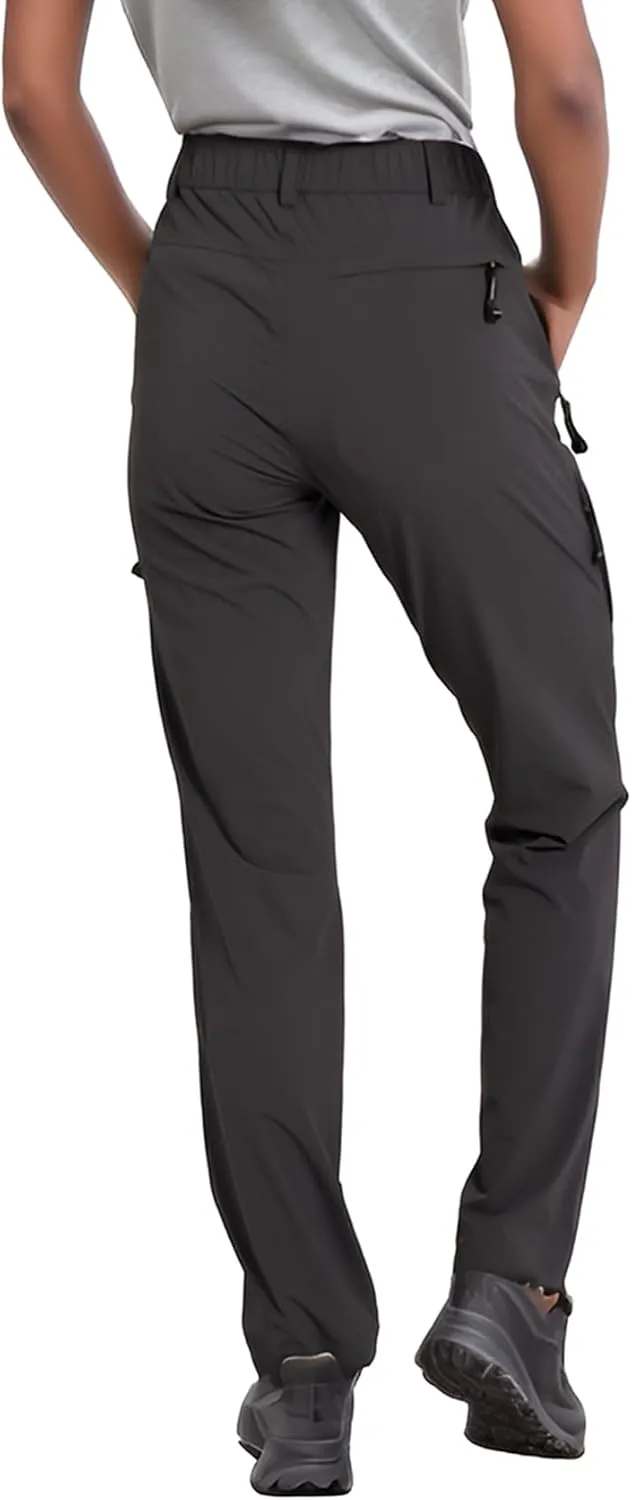SYKROO Hiking Pants for Women Waterproof Quick Dry Cargo Pants Travel Camping Workout Pants Mountain Trouser with Pocket