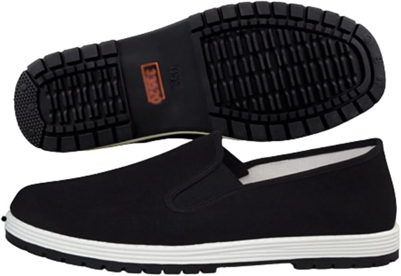 Tai Chi Shoes, Mens Chinese Traditional Old Beijing Cloth Kung Fu Martial Arts Tai Chi Canvas Shoes, Indoor Fitness Training, for Adapting to Your Daily Activities Around The House