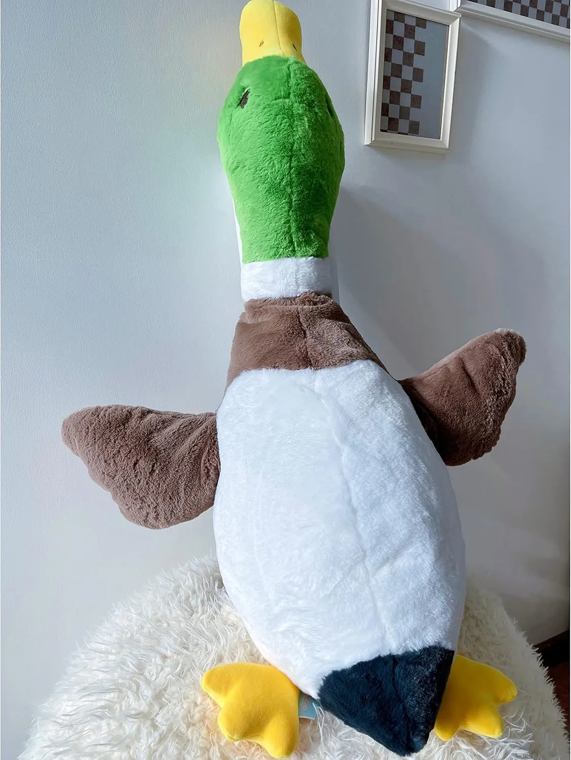 Tanha Mallard Duck Plush, Duck Stuffed Animals, Mallard Duck Baby Stuff Plush Toy (39inch / 100cm)