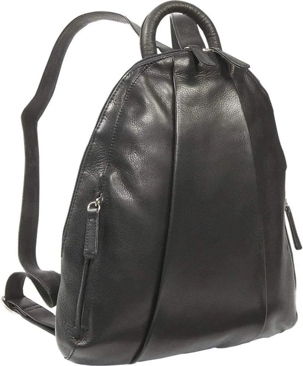 Teardrop Multi Zip (One Size, Black)