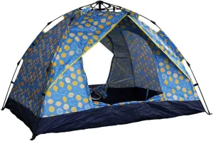 Teepee Tent for Adults 3-4 Person Family Camping Tent, Instant Automatic pop up Camping Tent, Waterproof, UV Protection, Perfect for Outdoor, Traveling, Camping, Fishing, etc