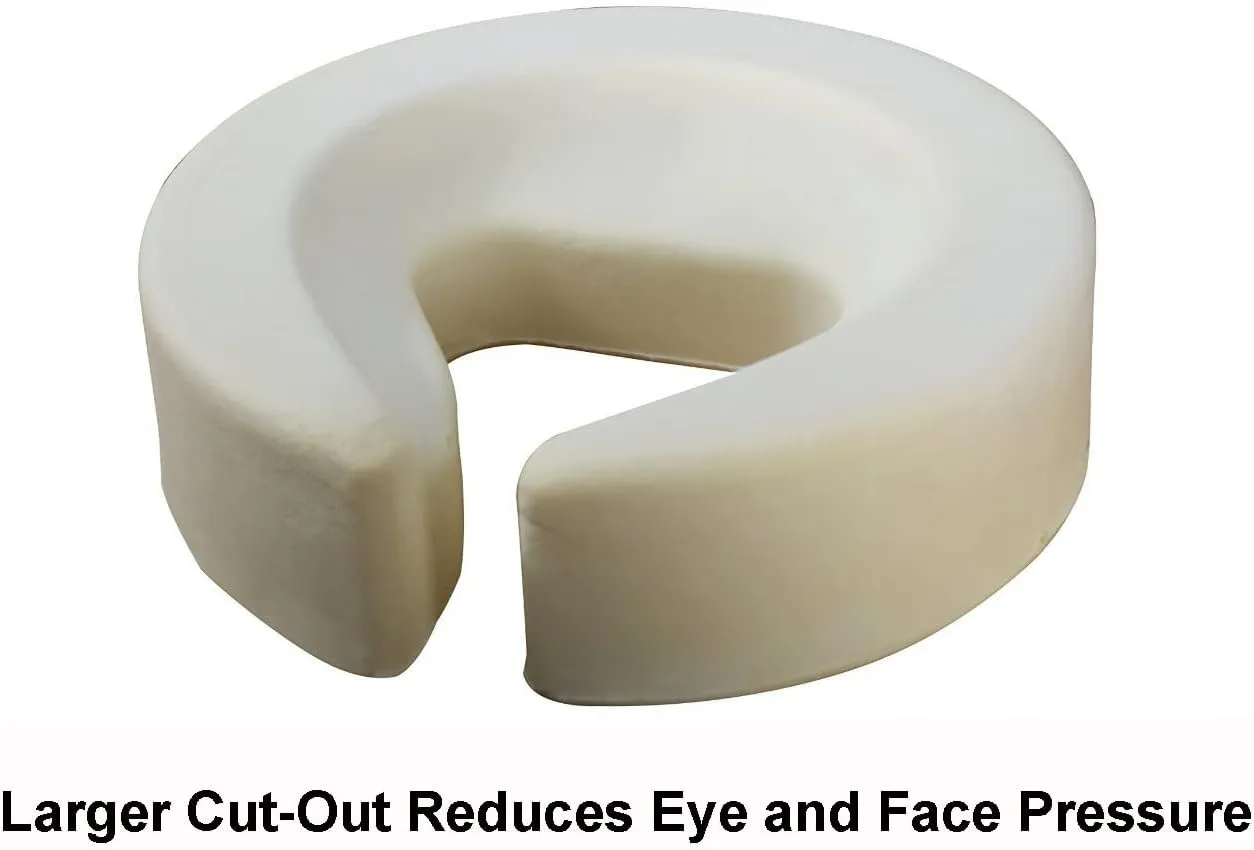 Therapist’s Choice Universal Headrest Face Cushion Face Pillow for Massage Table and Massage Chair (Black), 13 x 13 x 4 Inch