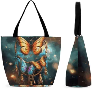 This Dream Catcher Butterfly Women's Shopping Bag Foldable Washable Shoulder Bag Adopts High-definition Printing Technology, with Clear Patterns And Rich Colors. There Are Many Patterns to Choose from
