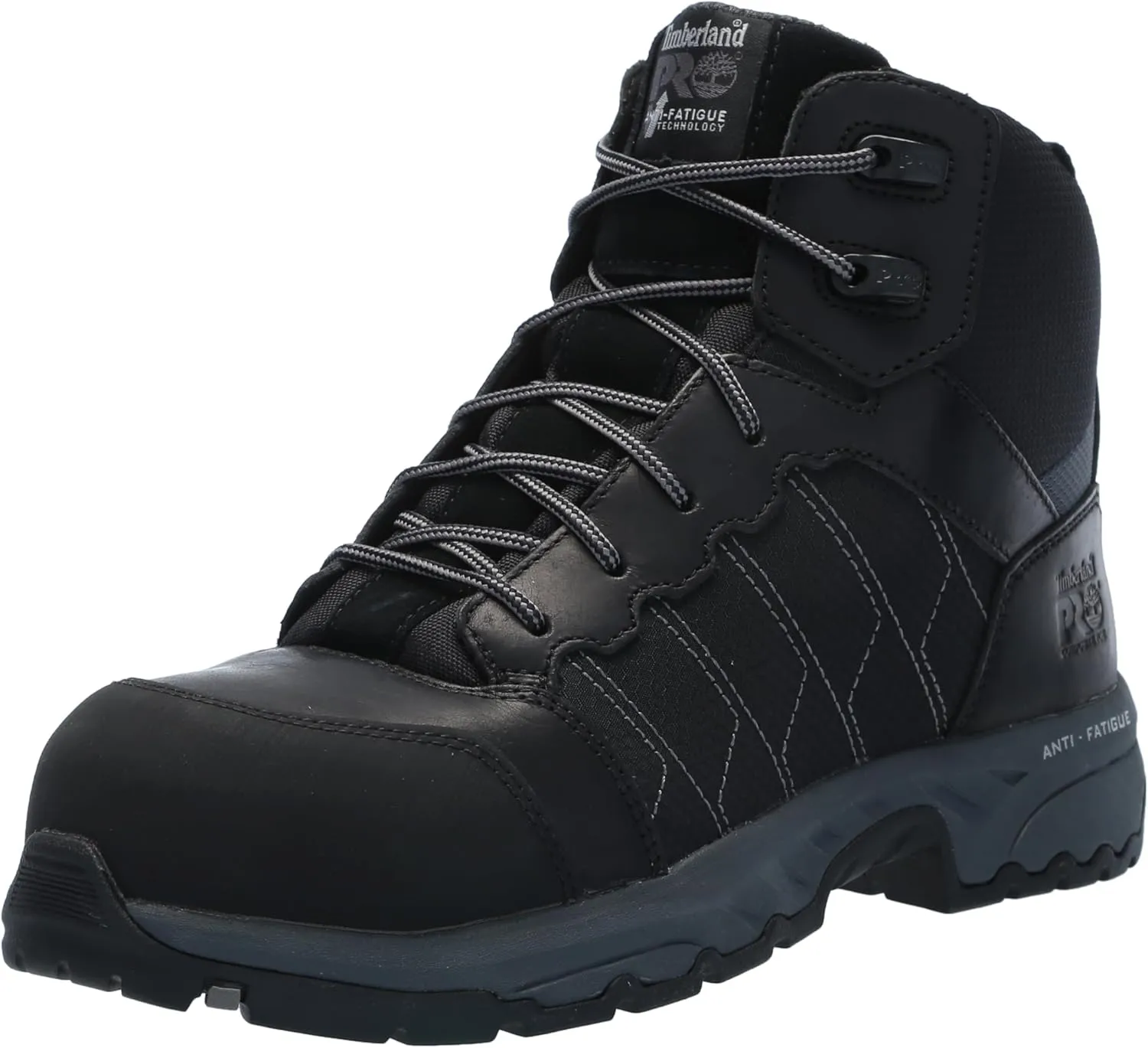 Timberland PRO Men's Payload 6 Inch Composite Safety Toe Industrial Work Boot, Black-2024 NEW, 12M
