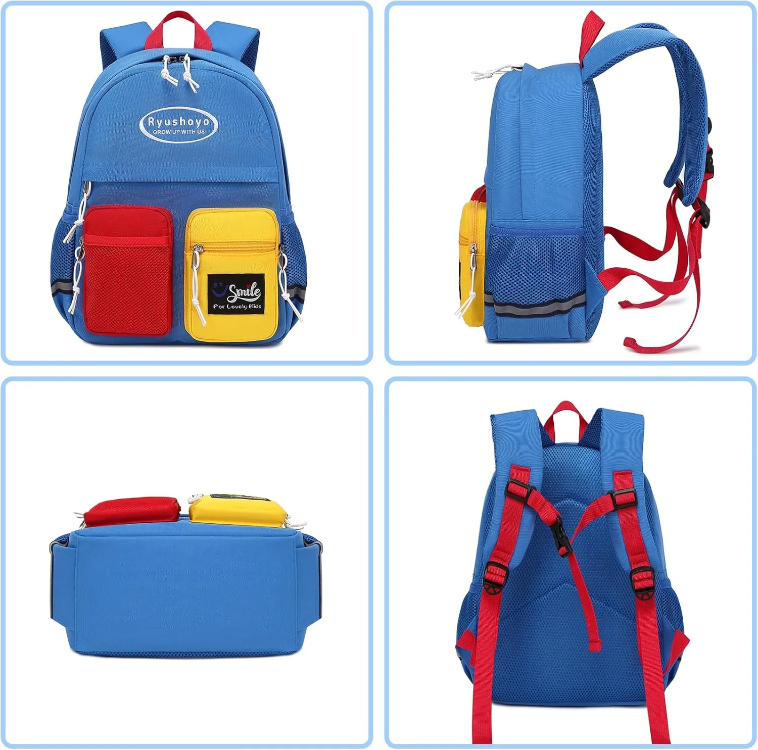 Toddler Backpack for 2-6 Years Boys Girls: 900D Polyester Kids Backpack with Chest Strap & Reflective Strips - Water Resistant Preschool Bag for Daycare, School & Travel-Green