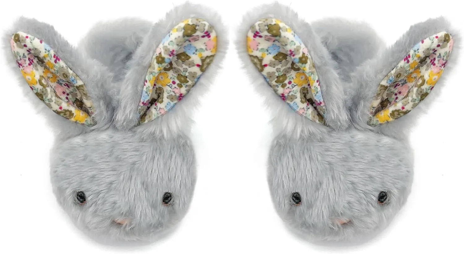 Toddler Slippers Girls Boys Kids Bunny House Slipper Winter Cute Rabbit Slippers Warm Soft Plush Fuzzy Slippers Indoor Non-Slip Animal Cartoon Slippers