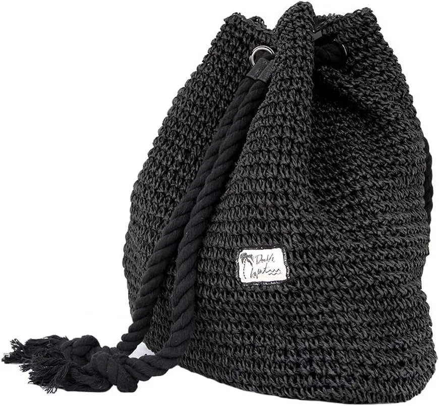 TONWHAR® Campus Fashion Straw Shoulder Bag Beach Backpack Purse