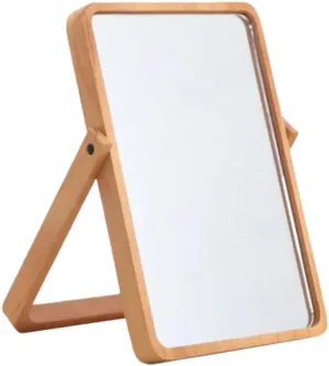 Touch Feel Square Makeup Mirror Led Mirror for Women Girls Foldable Toilet Glass