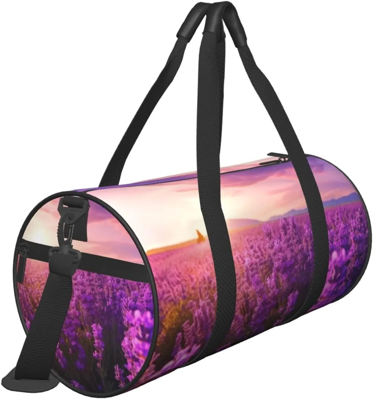 Travel Bag For Women,Lavender Print Personal Item Duffle Bags,Weekend Travel Duffel Tote Bag,Travel Sport Gym Bag For Men,Airplane Travel Essentials For Flying